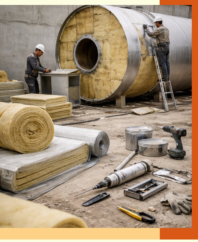 Утепление резервуара с топливом в Ялте от 28094 руб. под ключ | ТепломастерЯлт